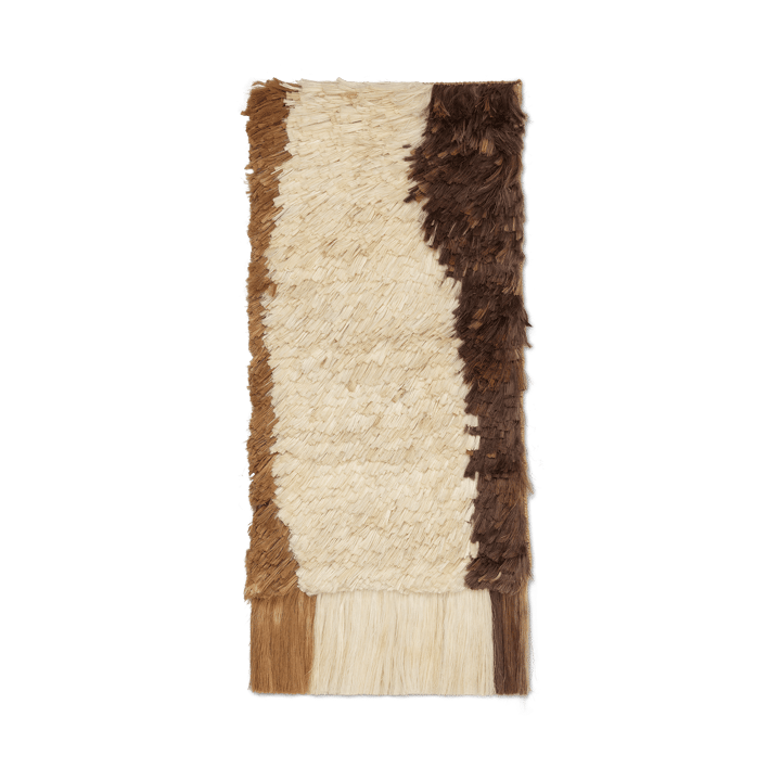 Edge Wall Rug veggdekorasjon 50 x 110 cm, Off-white-Coffee Ferm Living