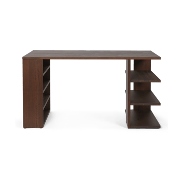 Edre skrivebord 137 x 65 x 73,5 cm - Dark Stained Pine - Ferm Living