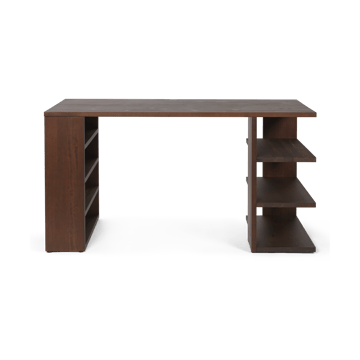 Edre skrivebord 137 x 65 x 73,5 cm - Dark Stained Pine - ferm LIVING