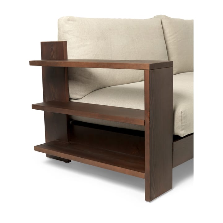 Edre sofa classic lin, Dark Stained-Natural Ferm Living