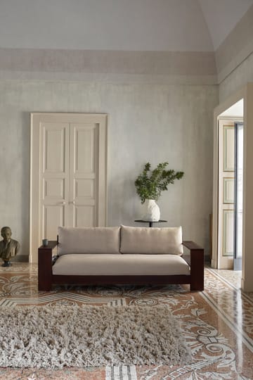 Edre sofa classic lin - Dark Stained-Natural - Ferm Living