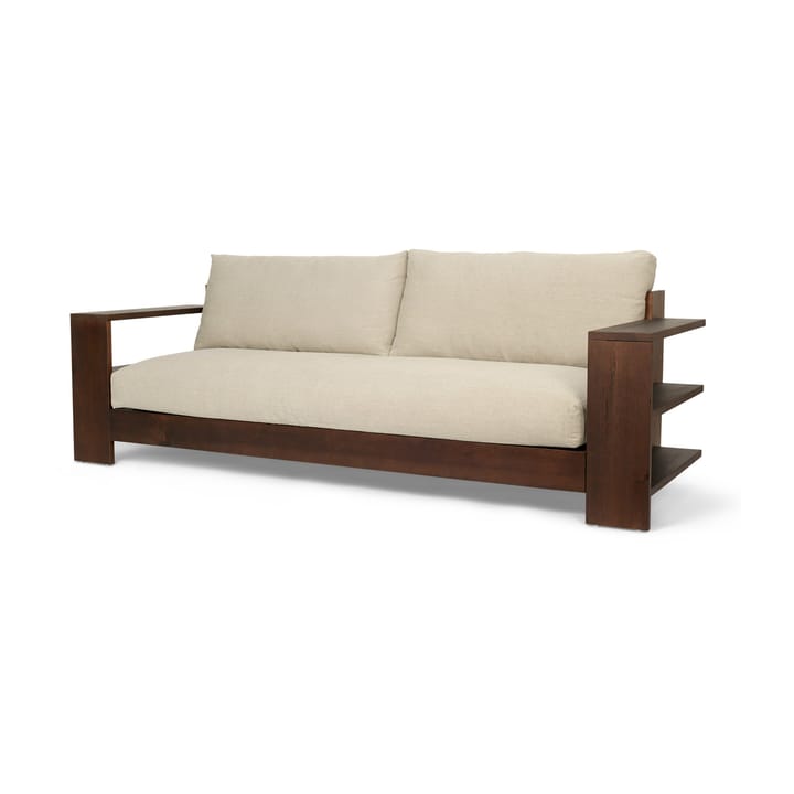 Edre sofa classic lin, Dark Stained-Natural Ferm Living