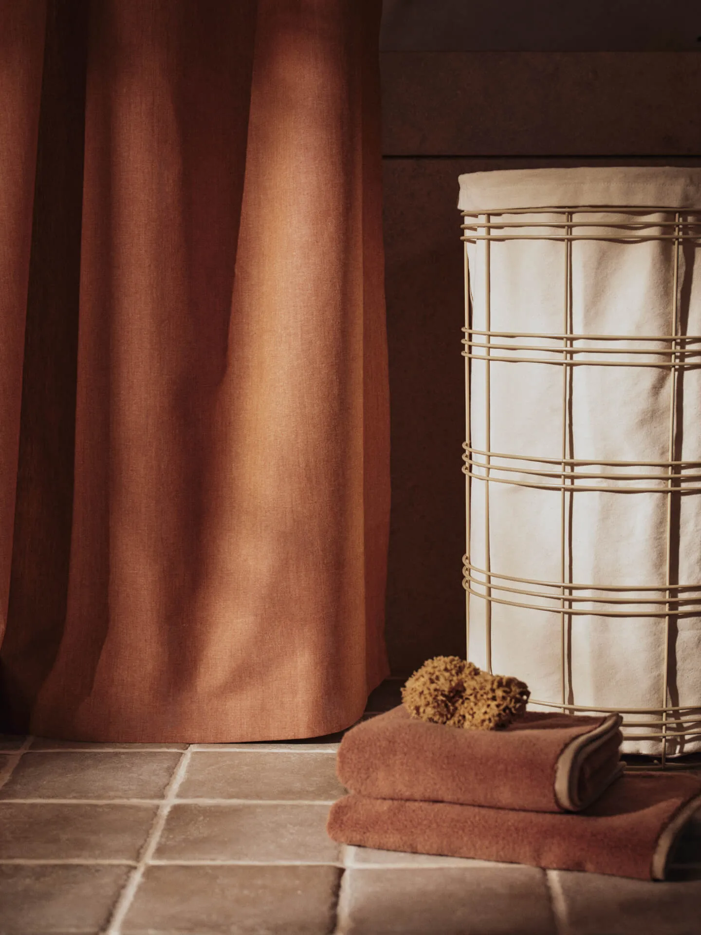 Ekko håndkle, Mocha-cashmere, 50x100 cm Ferm Living