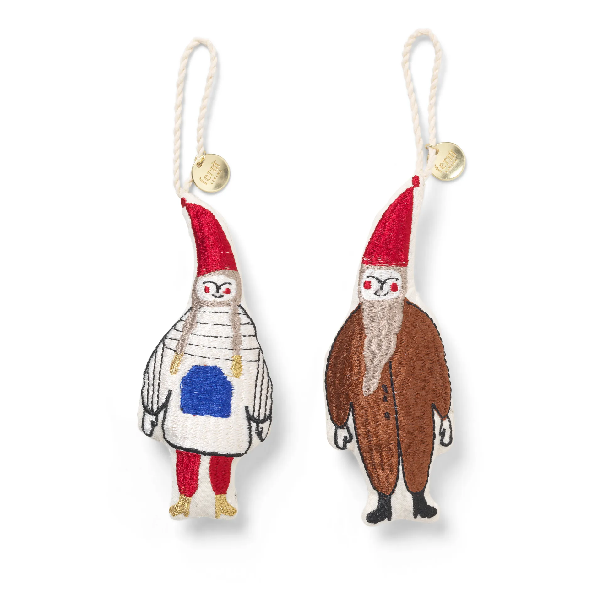 Elf Pair juletrespynt, Multi Ferm Living