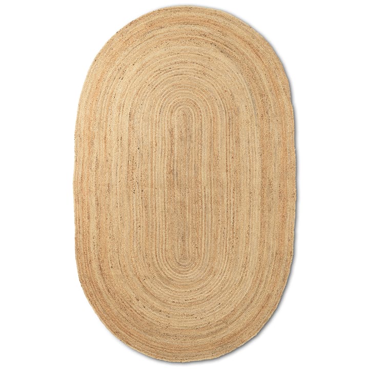 Eternal jutegulvteppe oval large - Natural - Ferm LIVING