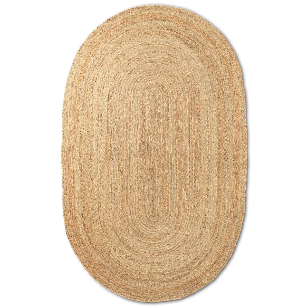 Ferm Living Eternal jutegulvteppe oval large Natural