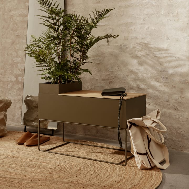 Eternal jutegulvteppe oval large, Natural Ferm Living