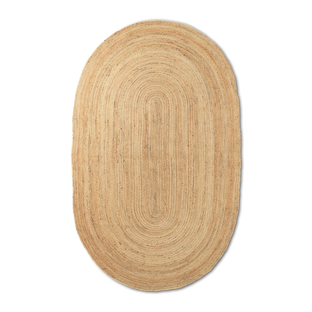 Bilde av ferm LIVING Eternal juteteppe oval small Natural