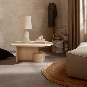 Eternal juteteppe oval small - Natural - Ferm Living