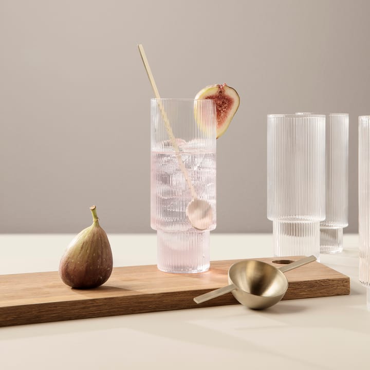 Fein longdrinkskje - Messing - ferm LIVING