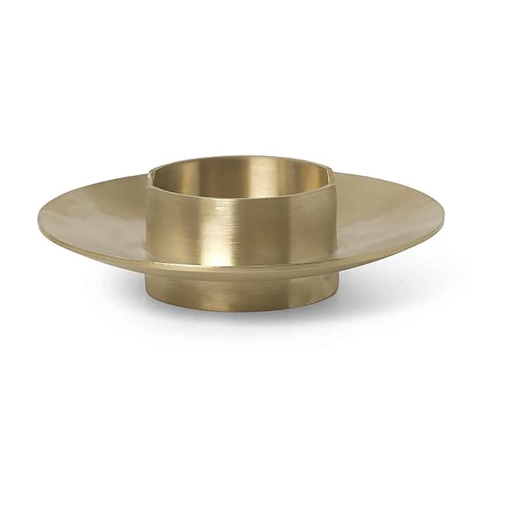 Ferm Living kubbelysholder - brass - Ferm Living