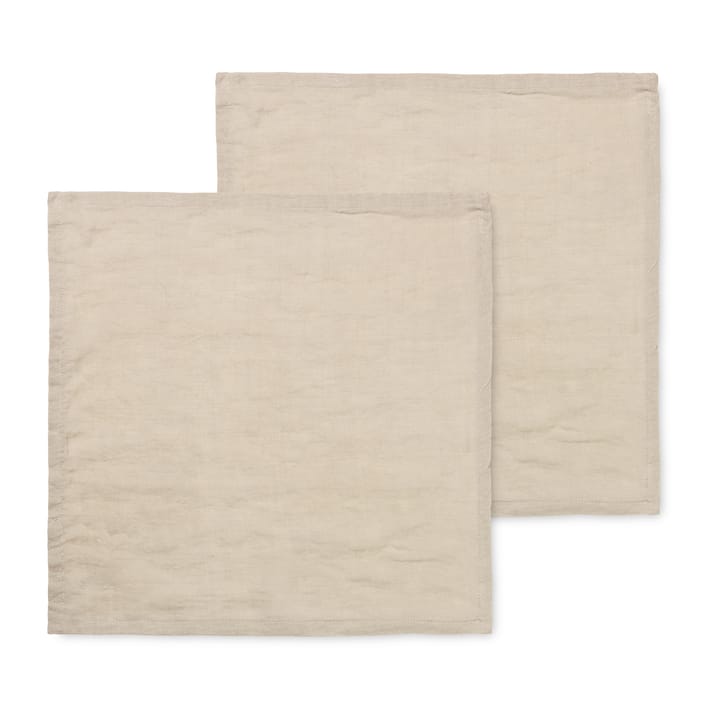 Ferm Living linservietter 2-pakning - Natural - Ferm Living