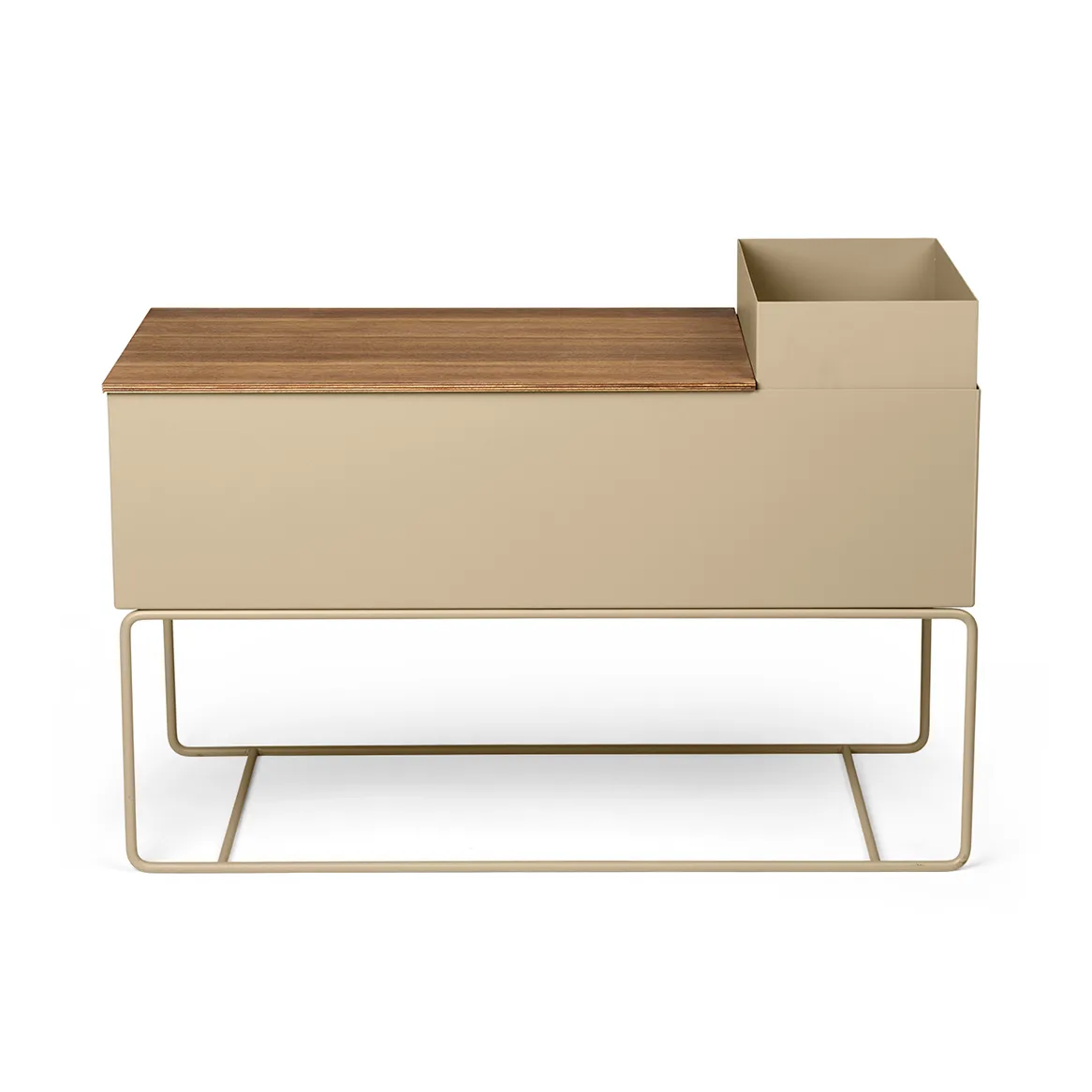 Ferm Living plant boks brett large 57,5 cm, Smoked oak Ferm Living