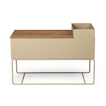 Ferm Living plant boks brett large 57,5 cm - Smoked oak - Ferm Living