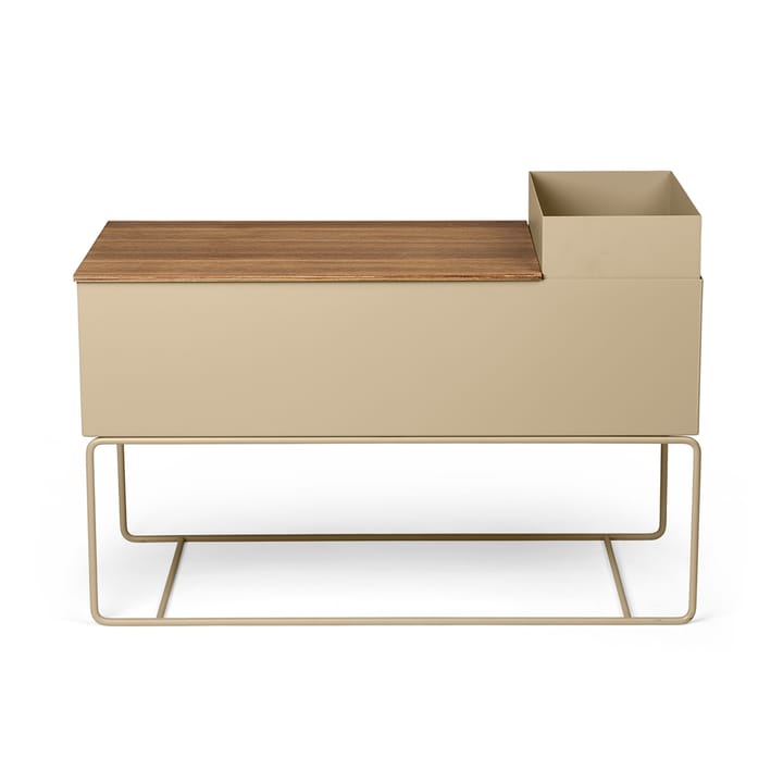 Ferm Living plant boks brett large 57,5 cm, Smoked oak Ferm Living