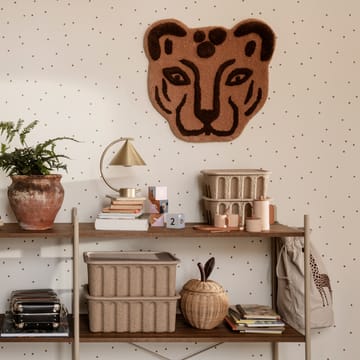 Ferm oppbevaringsboks papir liten 2-stk. - Brun - Ferm Living