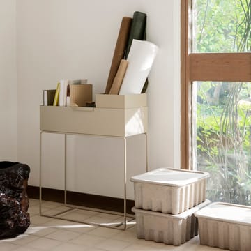 Ferm oppbevaringseske papir med lokk 2-pakning - Brun - Ferm Living