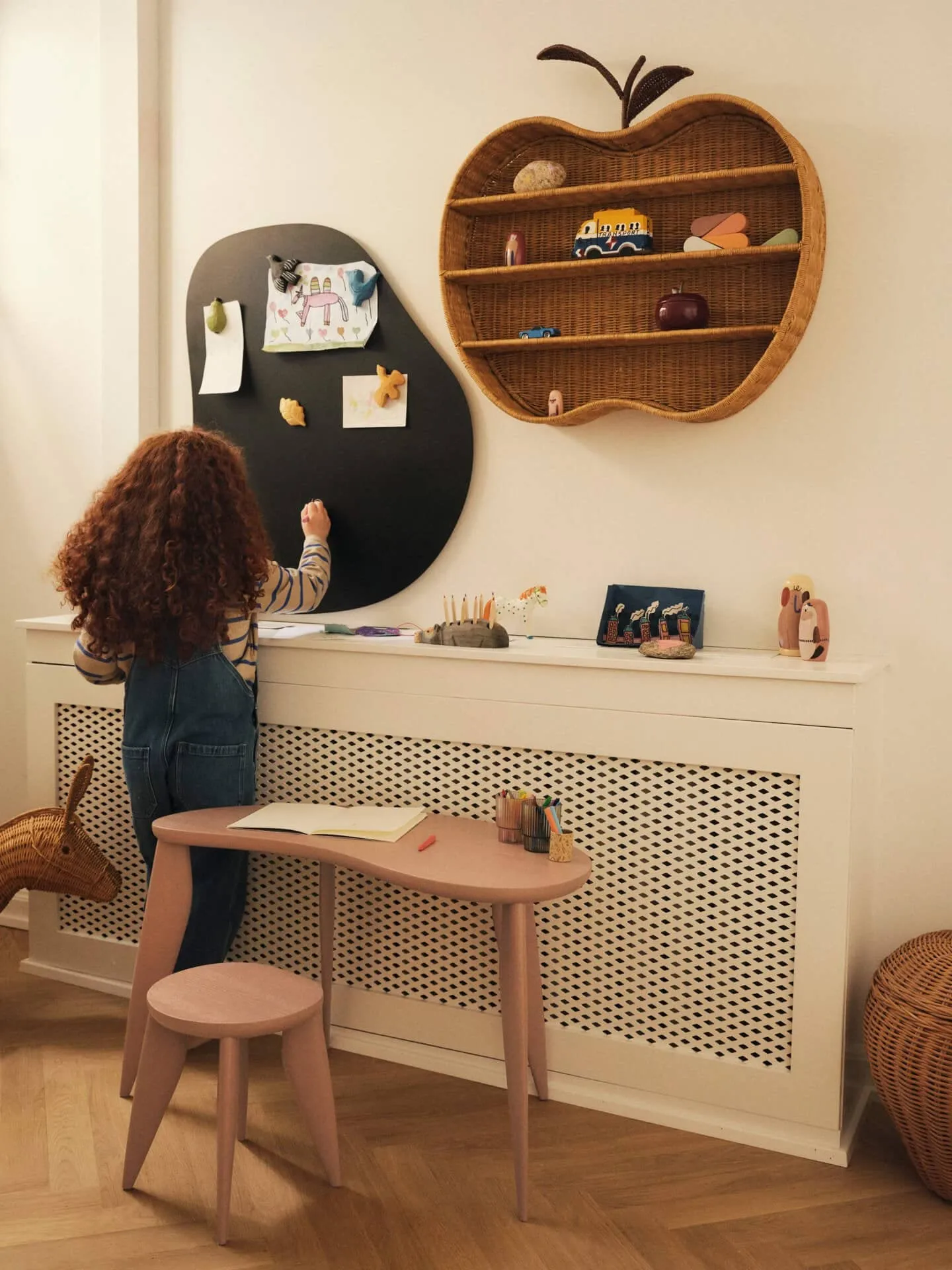 Feve kids rund krakk, Rose Ferm Living