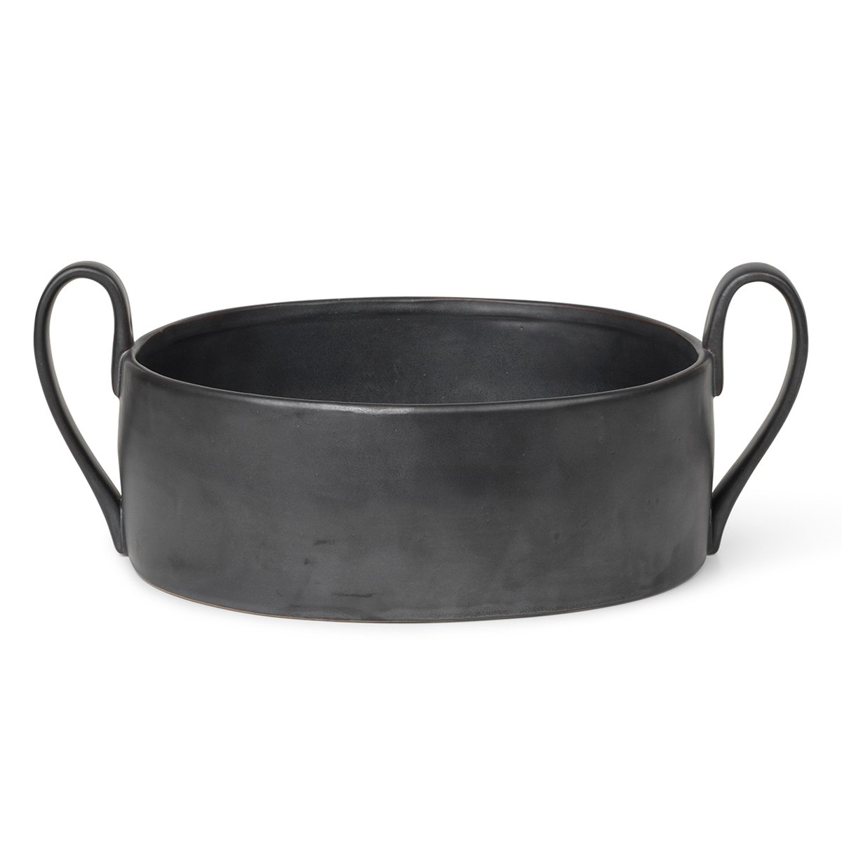 Ferm Living Flow Centrepiece skål Black | Skandinavisk Design | Serveringsskåler | Svart