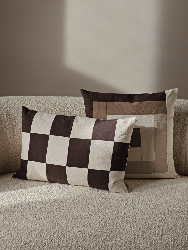 Fold patchwork putetrekk 40x60 cm, Coffee-undyed Ferm Living
