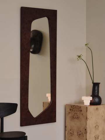 Folia speil - Dark stained burl, 135 cm - Ferm Living