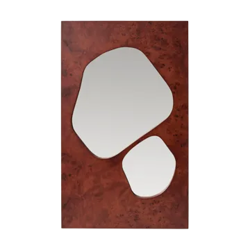 Folia speil - Dark stained burl, 82 cm - Ferm Living