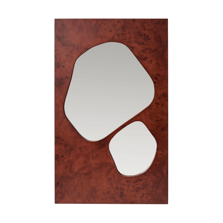 Folia speil - Dark stained burl, 82 cm - Ferm Living