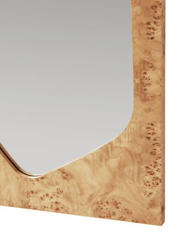 Folia speil - Natural burl, 135 cm - Ferm Living