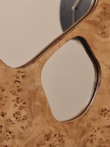 Folia speil - Natural burl, 82 cm - Ferm Living