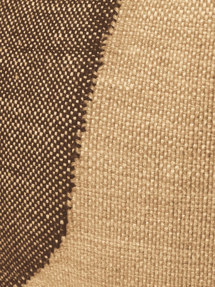 Forene square pouf sittepuff 60x60x40 cm, Tan-Chocolate Ferm Living