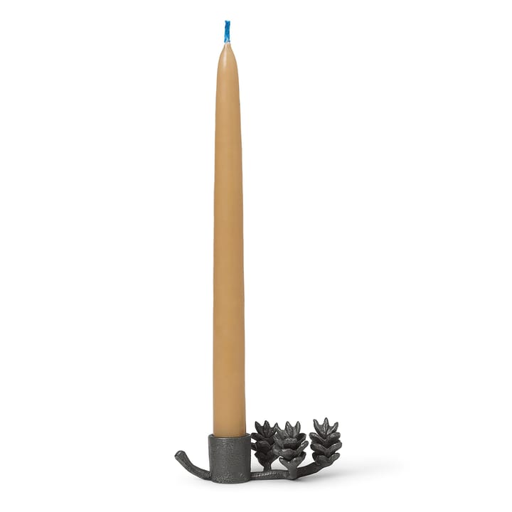 Forest lysestake 6 cm, Svart messing Ferm Living