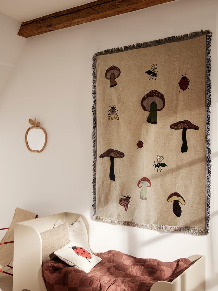 Forest tapestry pledd 120 x 170 cm - Sand - ferm LIVING