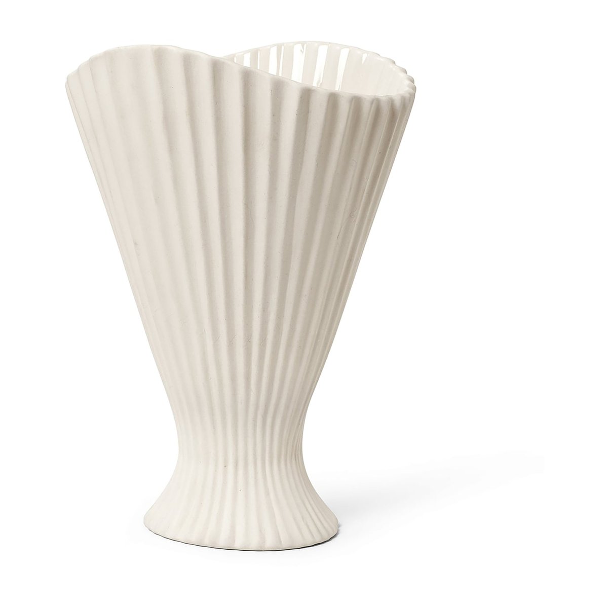 Bilde av ferm LIVING Fountain vase off white