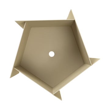 Fragma plantekasse 49x27,5 cm. - Cashmere - Ferm Living