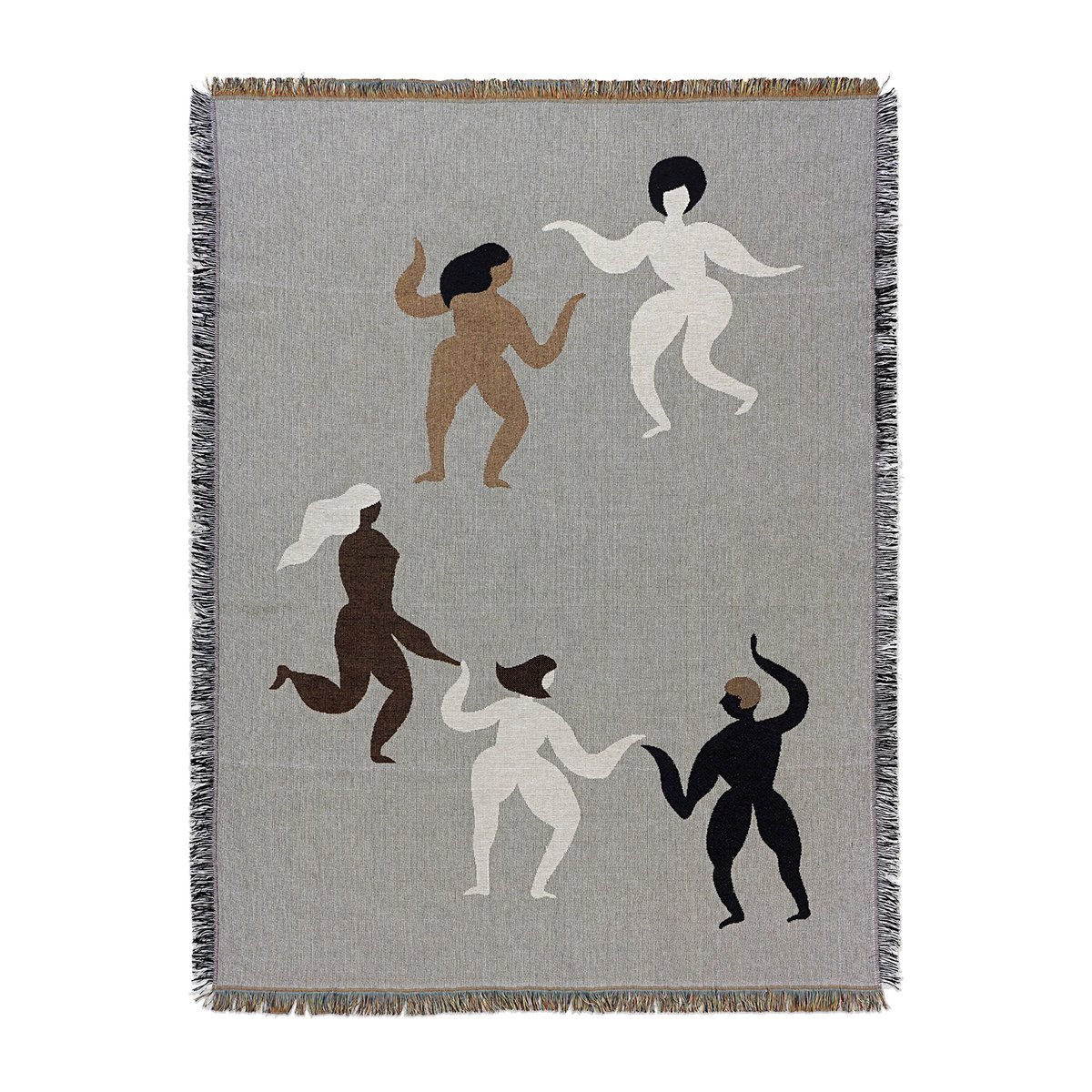 Bilde av ferm LIVING Free tapestry pledd 120 x 170 cm Grey