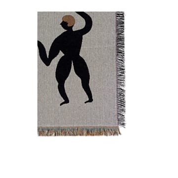 Free tapestry pledd 120 x 170 cm - Grey - Ferm Living