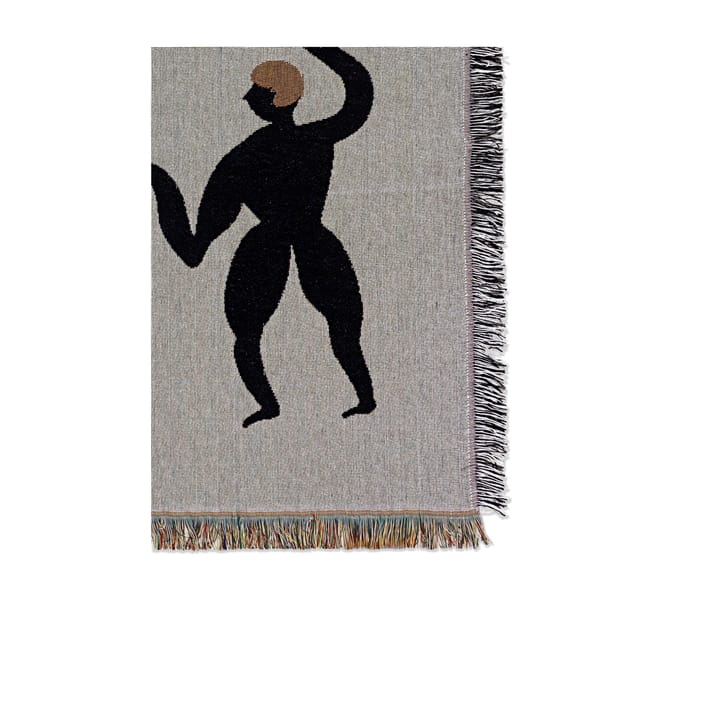 Free tapestry pledd 120 x 170 cm - Grey - ferm LIVING