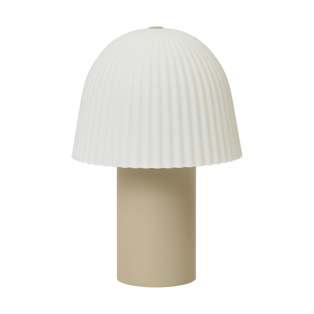 Bilde av Ferm Living Frill bærbar lampe Cashmere-white