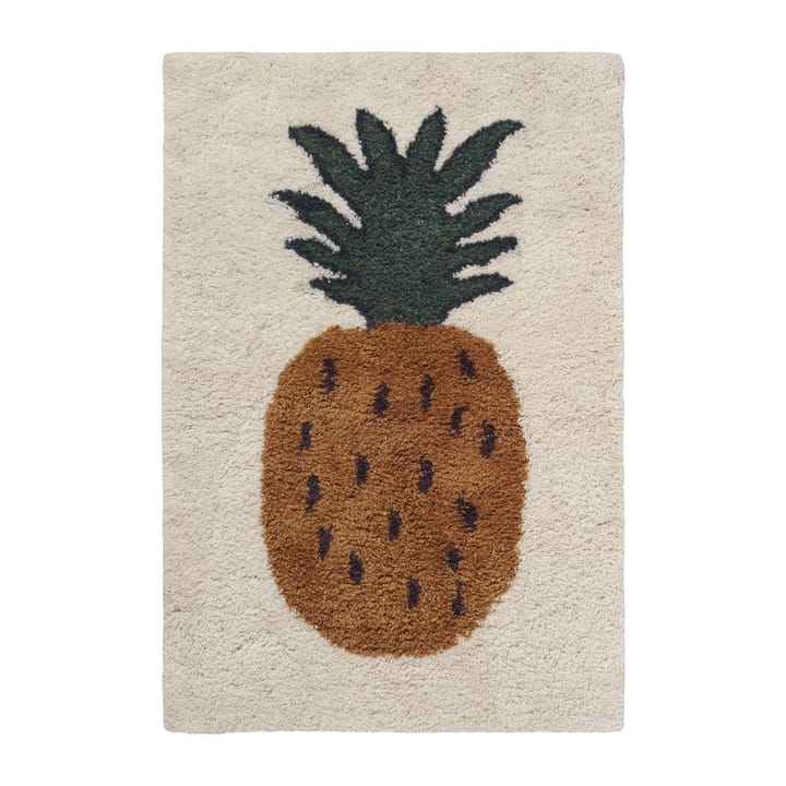 Fruiticana teppe S 80 x 120 cm - Pineapple - Ferm LIVING