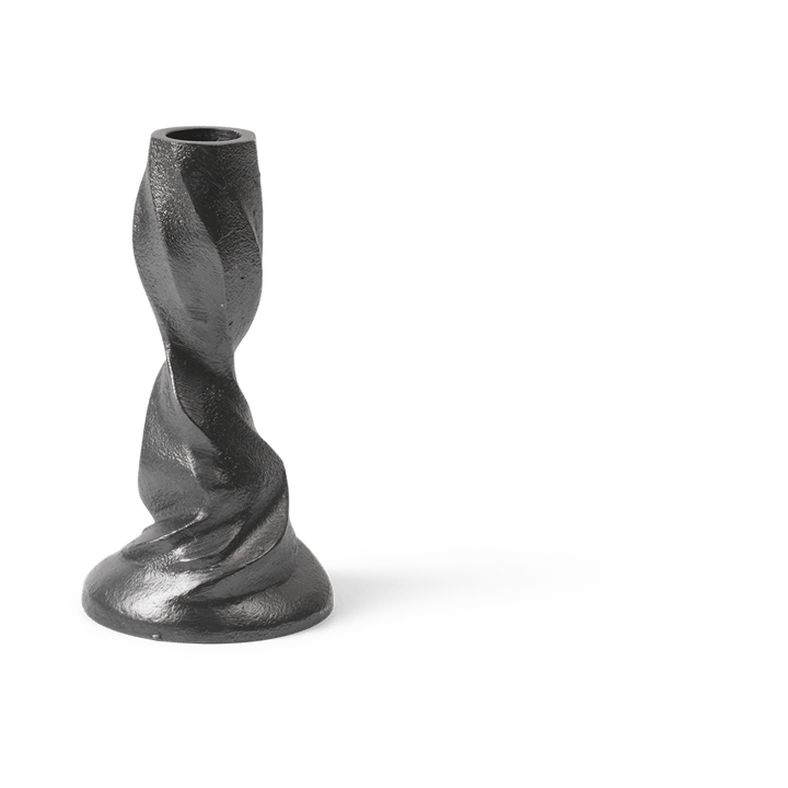Gale lysestake 13 cm - Blackened Aluminium - Ferm LIVING