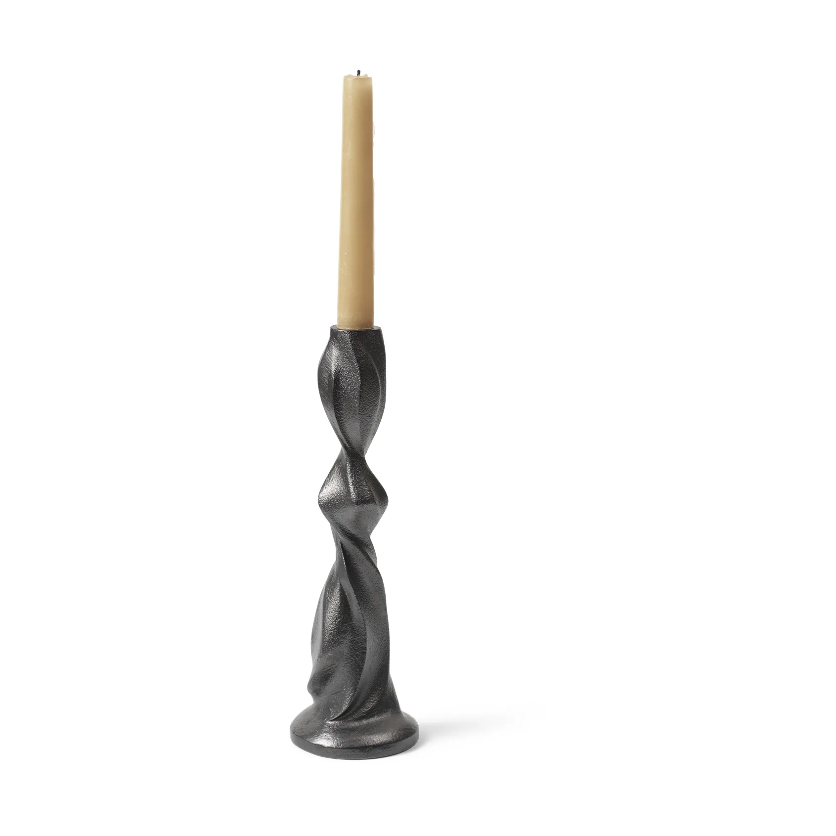 Gale lysestake 25 cm, Blackened Aluminium Ferm Living