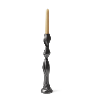 Gale lysestake 38 cm - Blackened Aluminium - Ferm Living