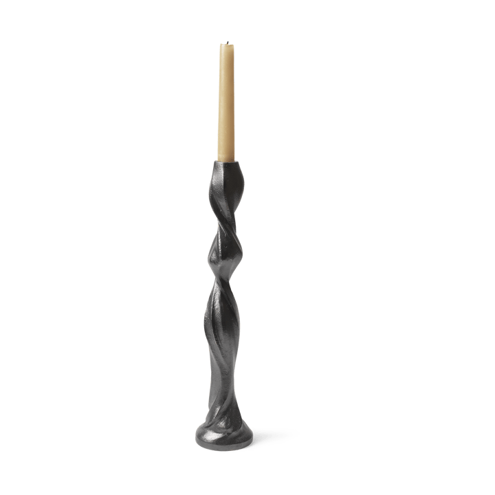 Gale lysestake 38 cm, Blackened Aluminium Ferm Living