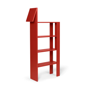 Giraffe bokhylle 69x140 cm - Poppy Red - Ferm Living