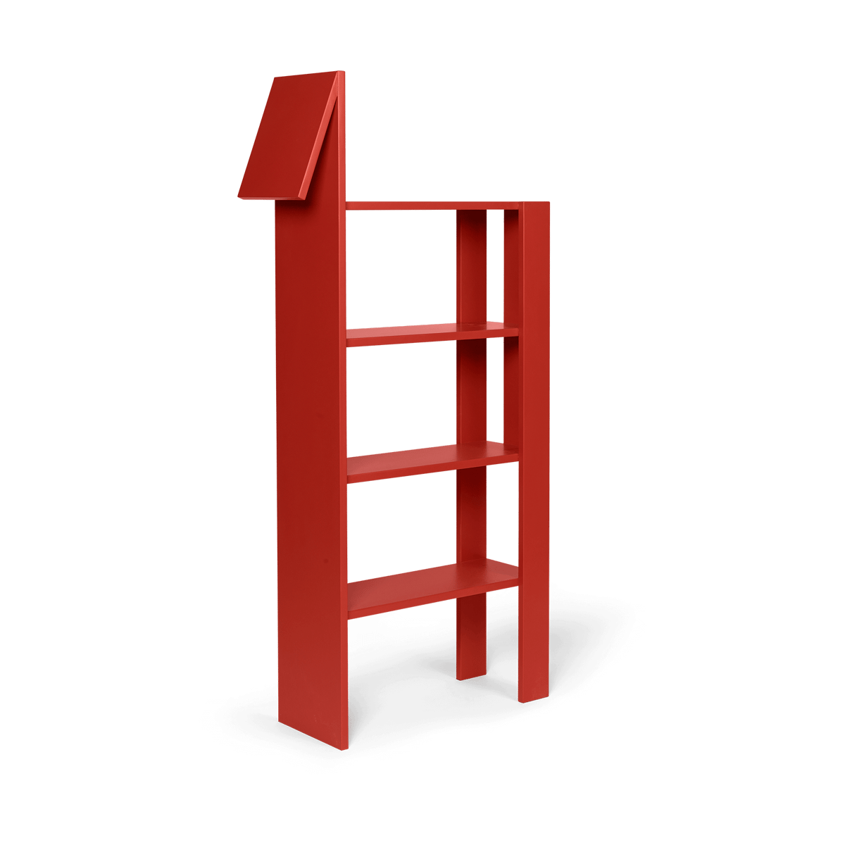 Ferm Living Giraffe bokhylle 69x140 cm Poppy Red