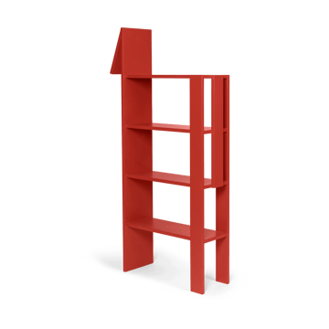 Giraffe bokhylle 69x140 cm - Poppy Red - Ferm Living