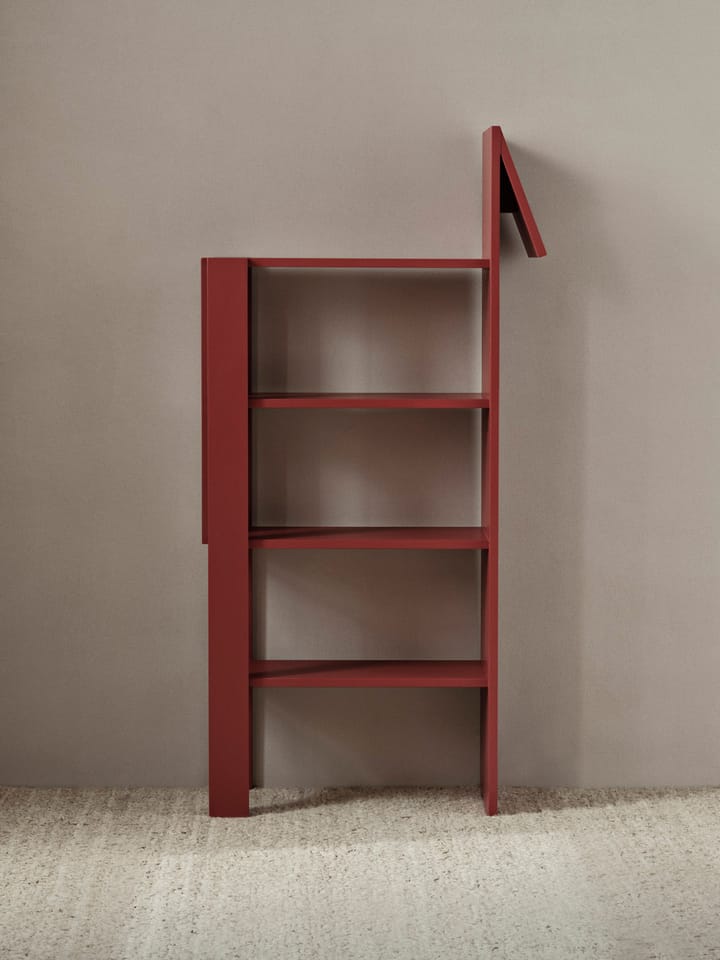 Giraffe bokhylle 69x140 cm, Poppy Red Ferm Living