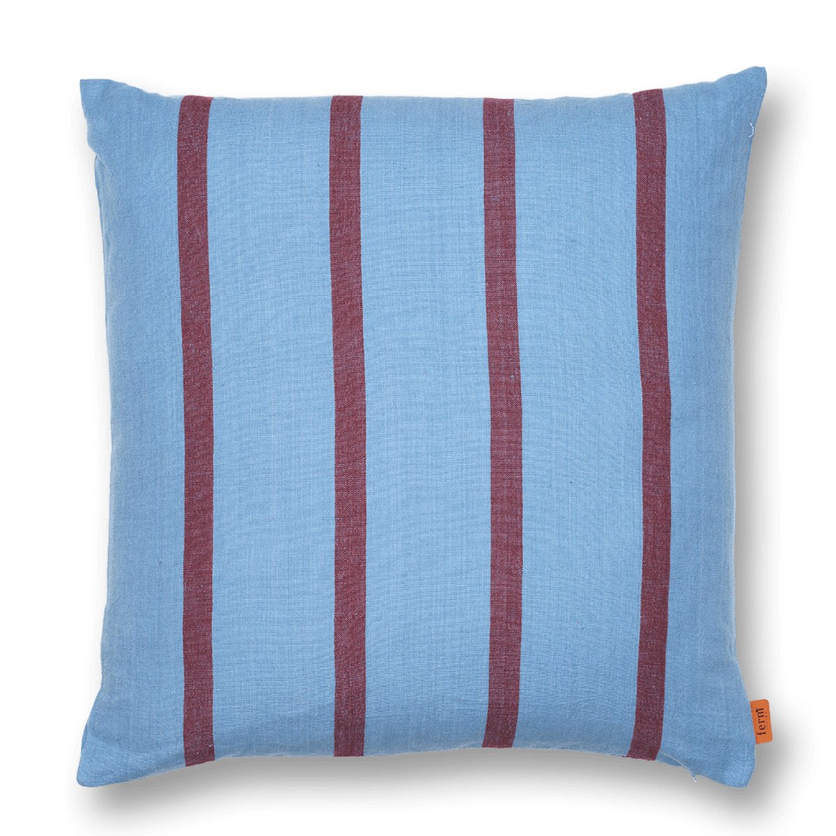 Bilde av Ferm Living Grand pute 50x50 cm Faded blue-burgundy