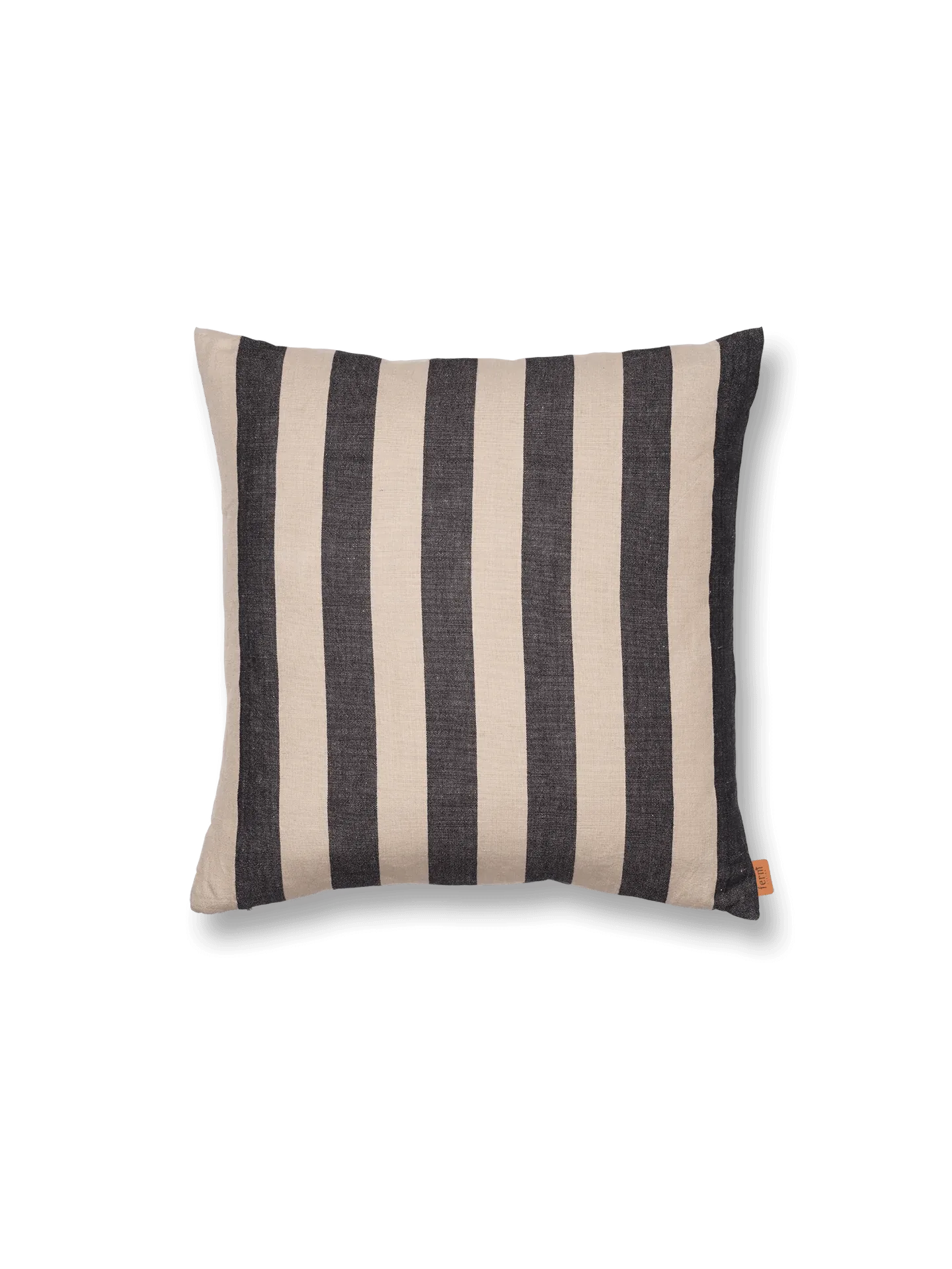 Grand putetrekk 50x50 cm, Sand-svart Ferm Living