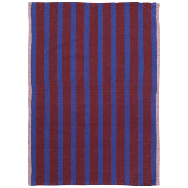 Hale kjøkkenhåndkle 50x70 cm - Brown-navy blue - Ferm LIVING